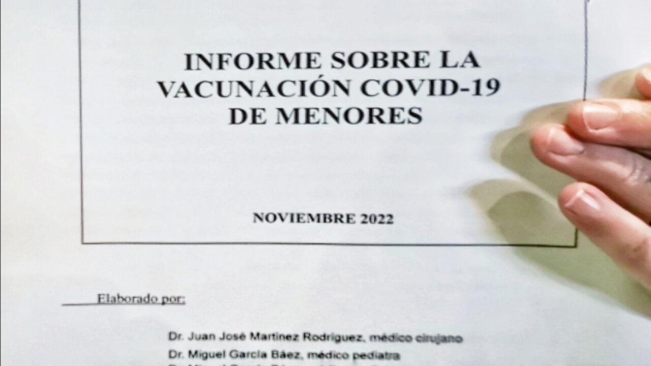 Informe negativo sobre vacunación a menores entregado al Colegio de Médicos