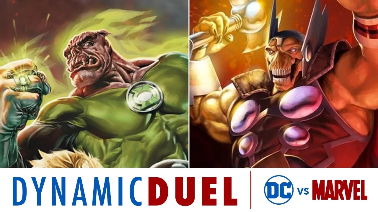 Green Lantern (Kilowog) vs Beta Ray Bill