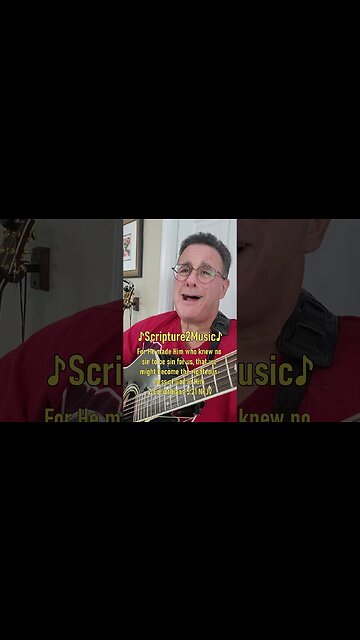 ♪Scripture2Music♪ 2 Corinthians 5:21 #shorts #bible #scripture #verse