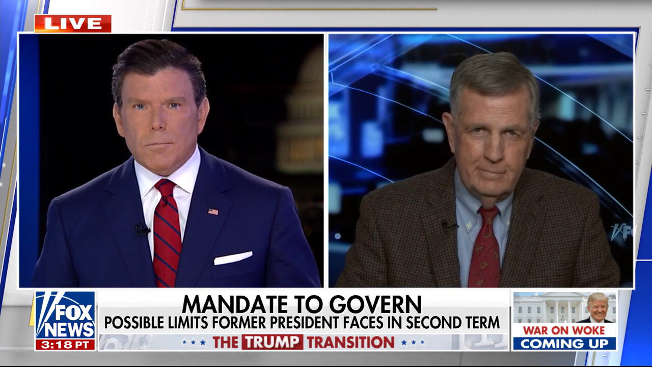 Brit Hume: Real Mandates And Landslides Are 'Rare' In Politics