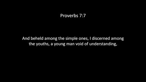 Proverbs Chapter 7