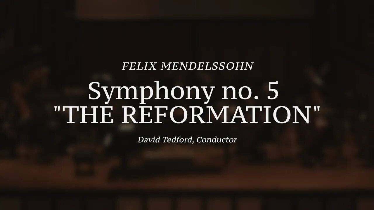Symphony No. 5 | Felix Mendelssohn | Music Festival Palouse 2023