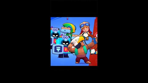 ASH, LEON, JESSIE E BO VS BO BRAWLER CHEFÃO - BRAWL STARS #121 #SHORTS