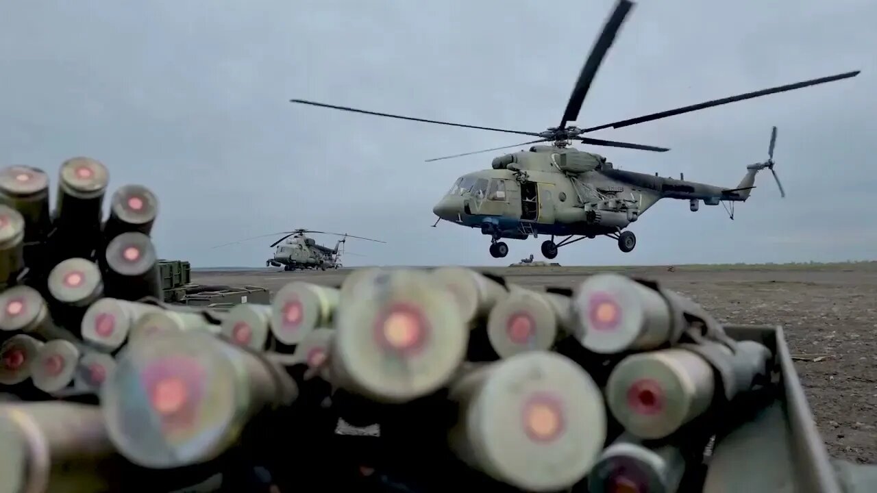 Combat Operations Of Ka-52 "Alligators" & Mi-8AMTSh "Terminators" Multifunctional Helicopters