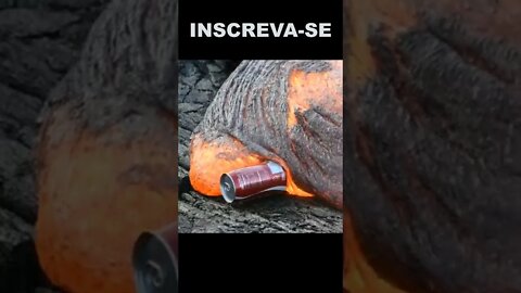 o que acontece se colocar uma coca na lava 😮😮😮