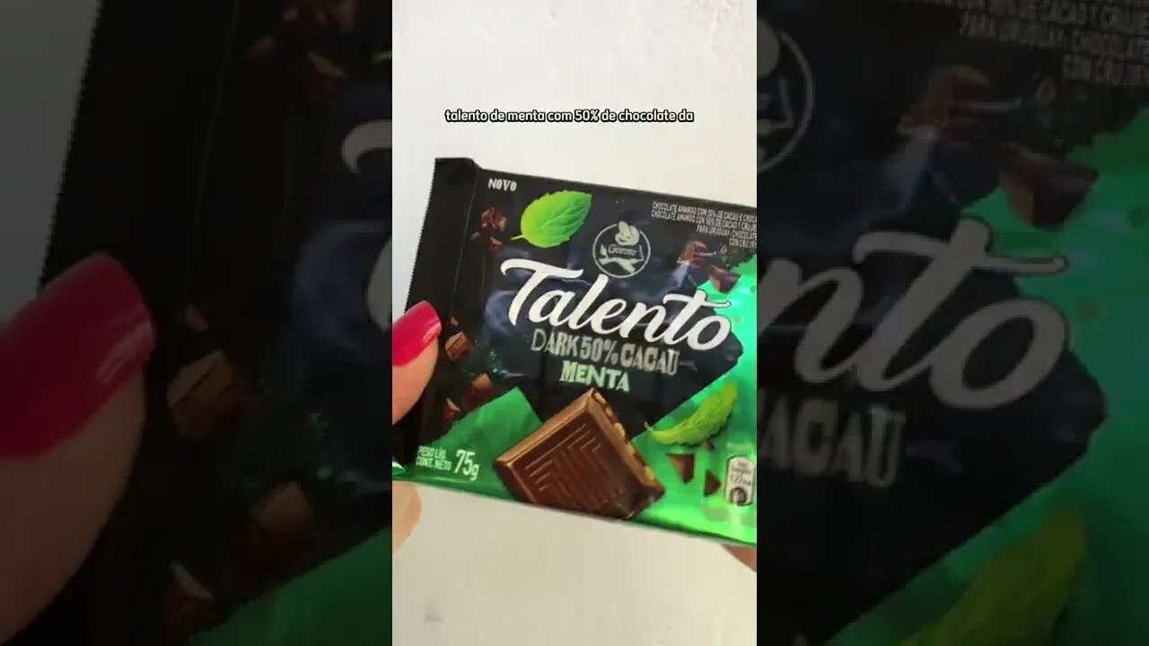 PROVEI NOVOS SABORES DA TALENTO