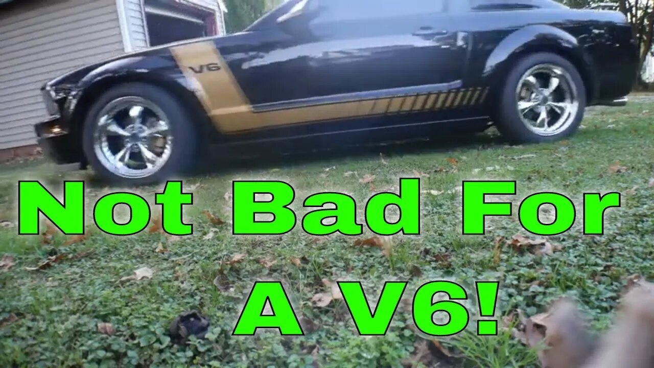 4.0 V6 Mustang PaceSetter Long Tube Headers Start Up And Idle Video