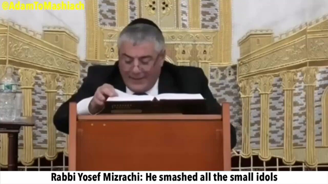 Rabbi Yosef Mizrachi: He smashed all the small idols