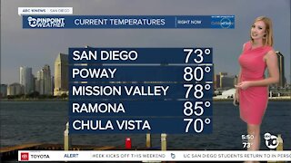 ABC 10News Pinpoint Weather with Meteorologist Leah Pezzetti