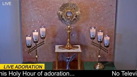 Live Holy Hour Time of Prayer.
