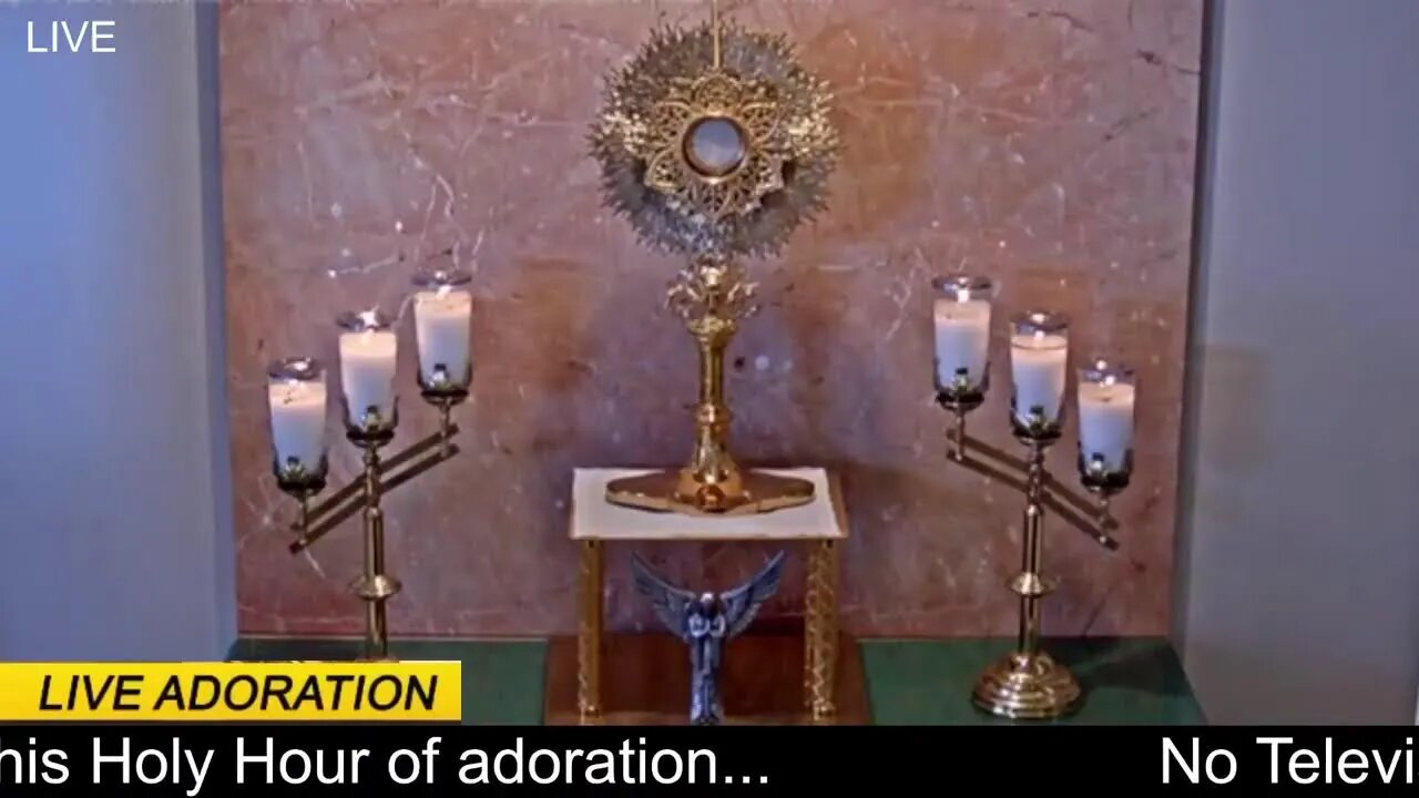 Live Holy Hour Time of Prayer.