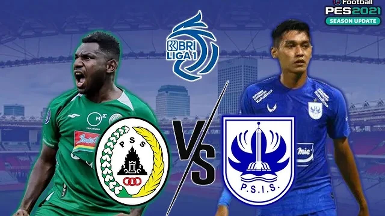 BRI LIGA 1 - PSS SLEMAN vs PSIS SEMARANG - PES 2021 GAMEPLAY