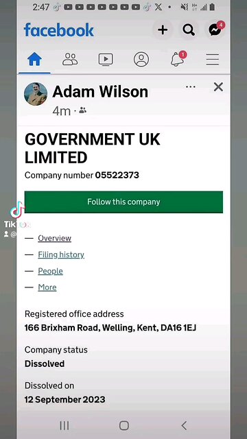 UK GOVERNMENT CLOSED