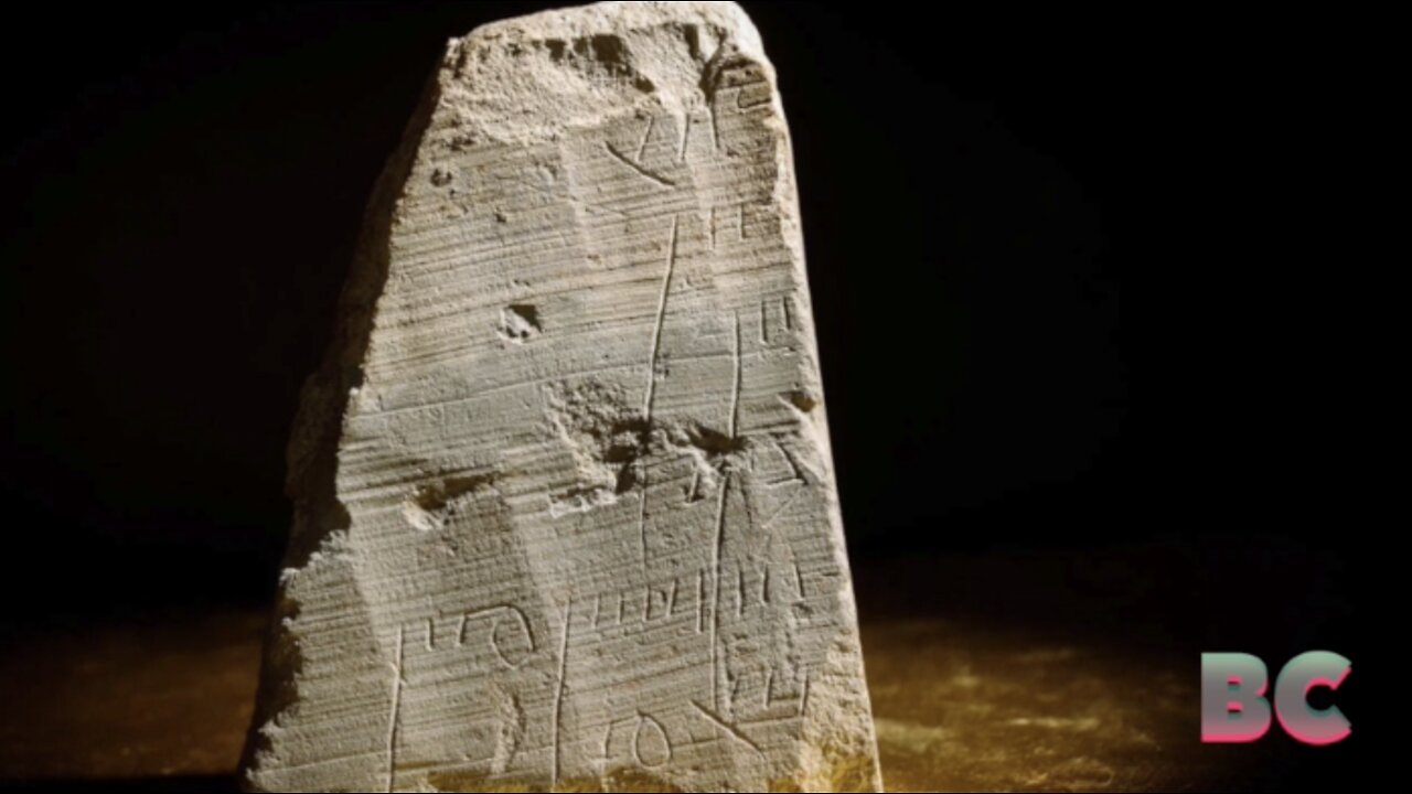 Archaeologists discover 2,000-year-old receipt carved in stone in Jerusalem