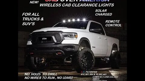 Worlds Only Wireless Cab Clearance Lights