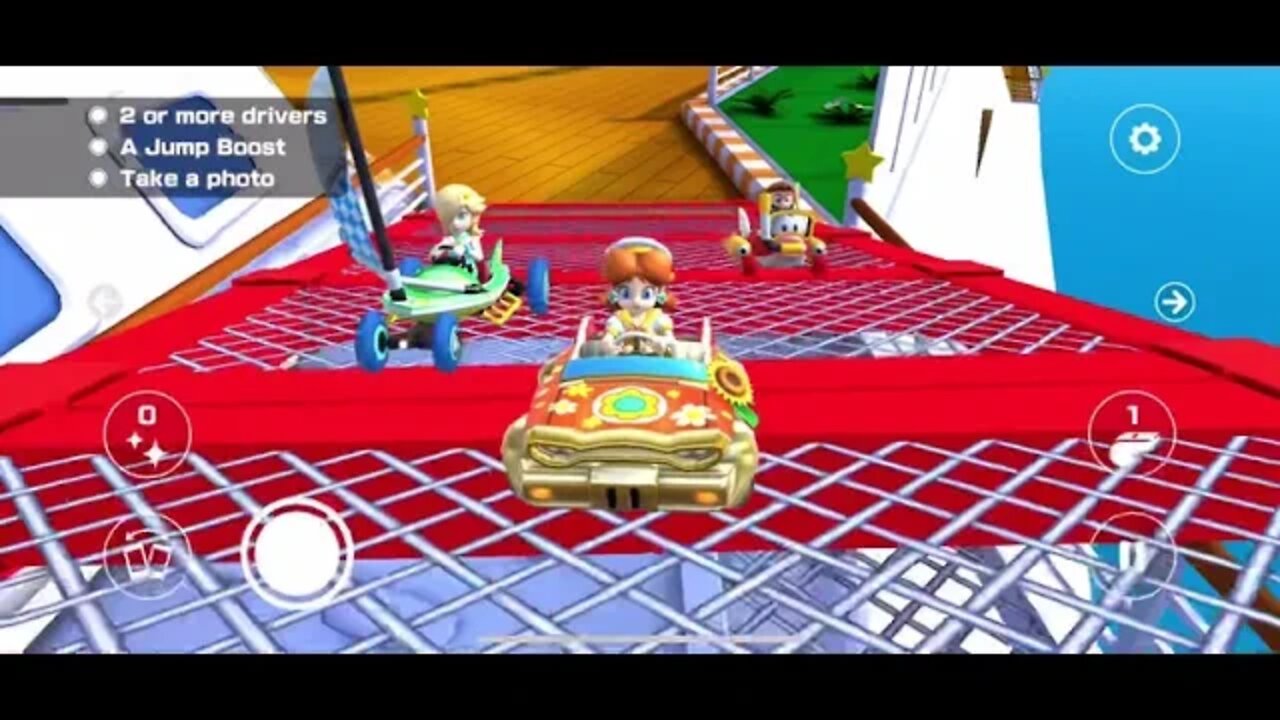 Mario Kart Tour - Cat Peach Cup Challenge: Snap a Photo Gameplay