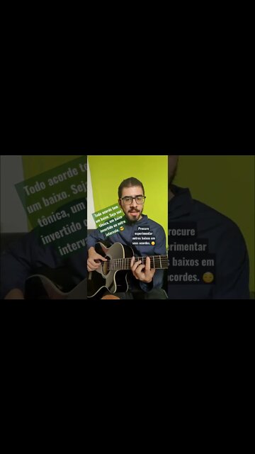 #Shorts Já experimentou outros baixos nos seus acordes? 😎