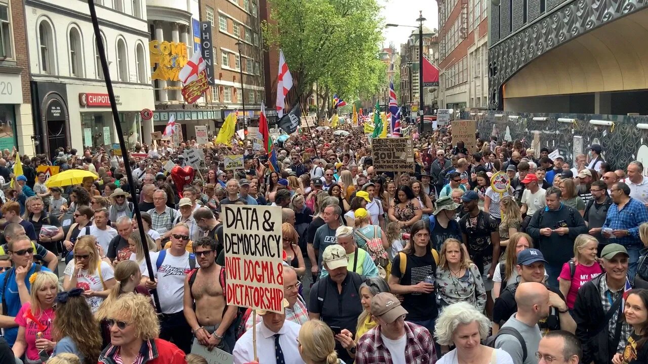 London Freedom Rally May 29th 2021