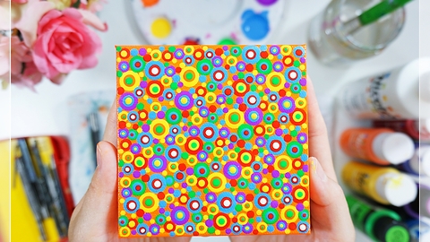 Dot Painting | Sun Kissed