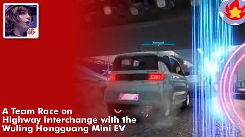 A Team Race on Highway Interchange with the Wuling Hongguang Mini EV | Ace Racer