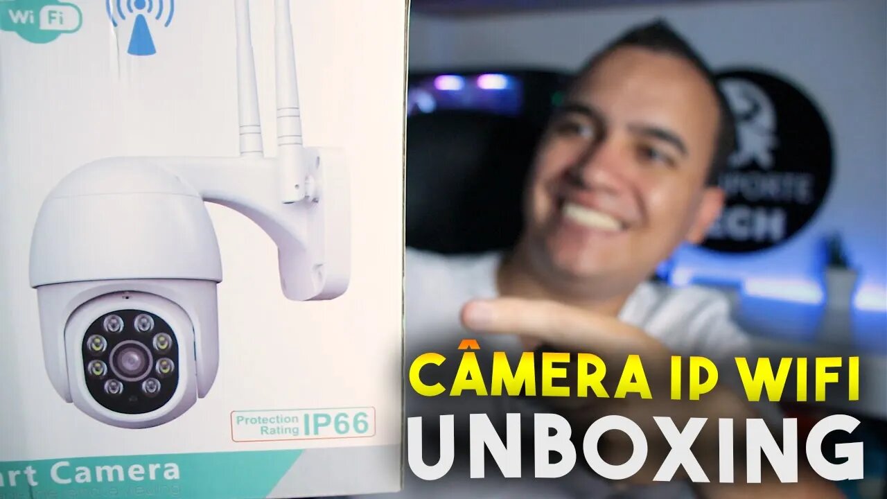 Speed Dome CÂMERA IP 1080p Full Hd Wifi A Prova D'água Ip66 - Unboxing e Impressões