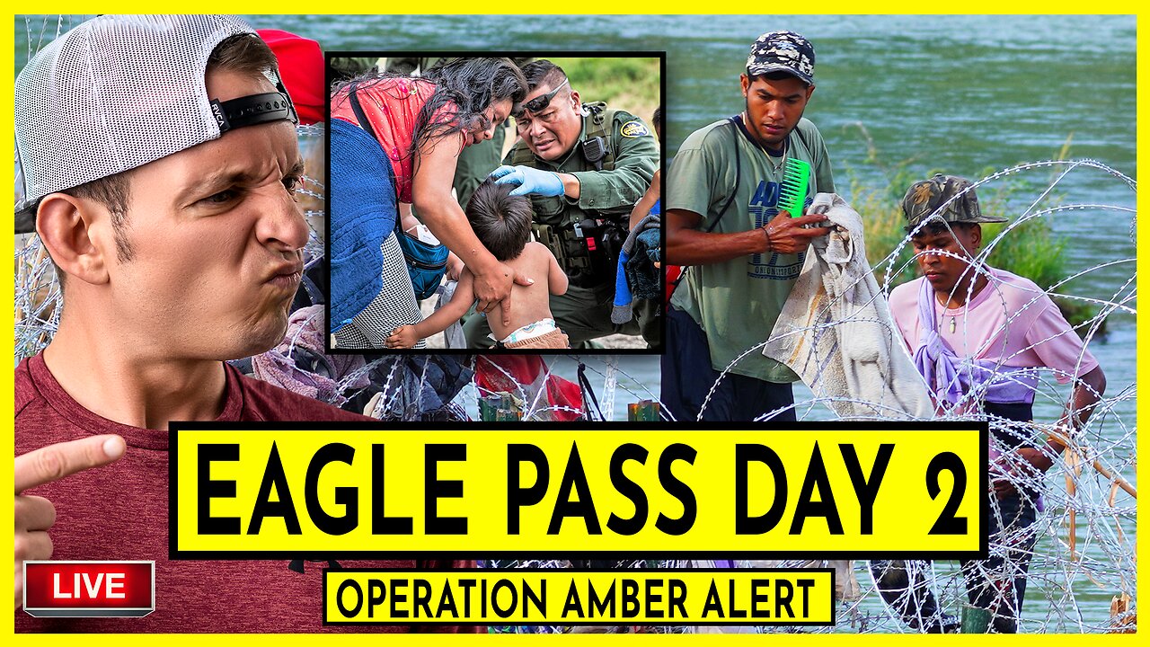 EAGLE PASS TEXAS BORDER CRISIS | THE UNITED STATES IS AT WAR OUR AND COUNTRY IS BEING INVADED