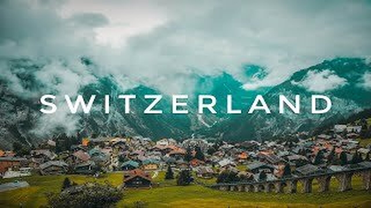 Switzerland 4k (60fps) with calming music - Heaven on Earth