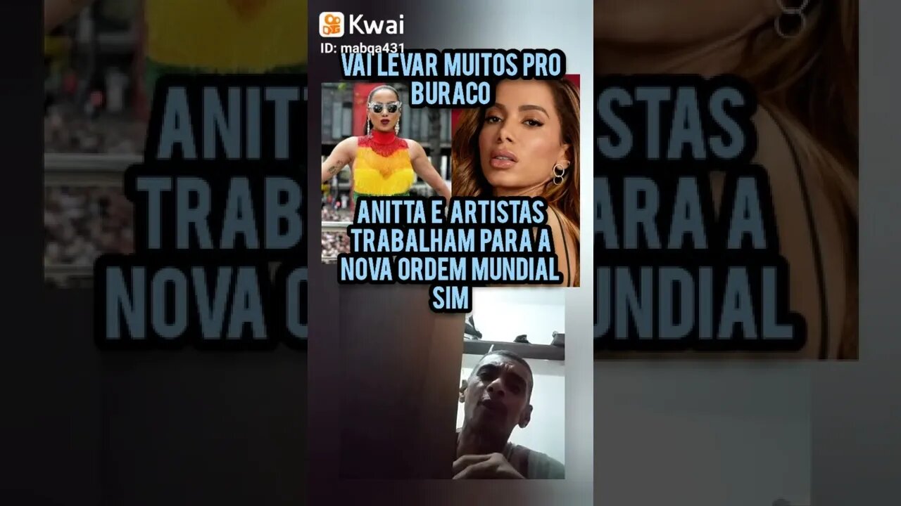 Anitta e artistas trabalham para a N0VA 0RDEM MUNDIAL sim!