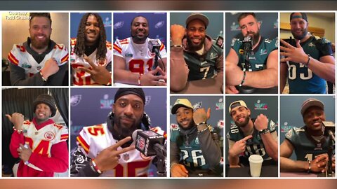 Super Bowl stars snap photos with bracelets made by Pinellas County students