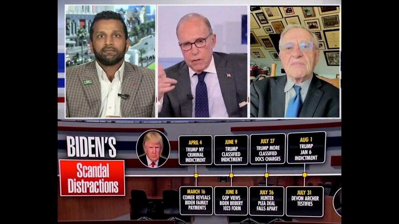 XLNT | Dershowitz & Kash Patel on' Indictment Against Trump