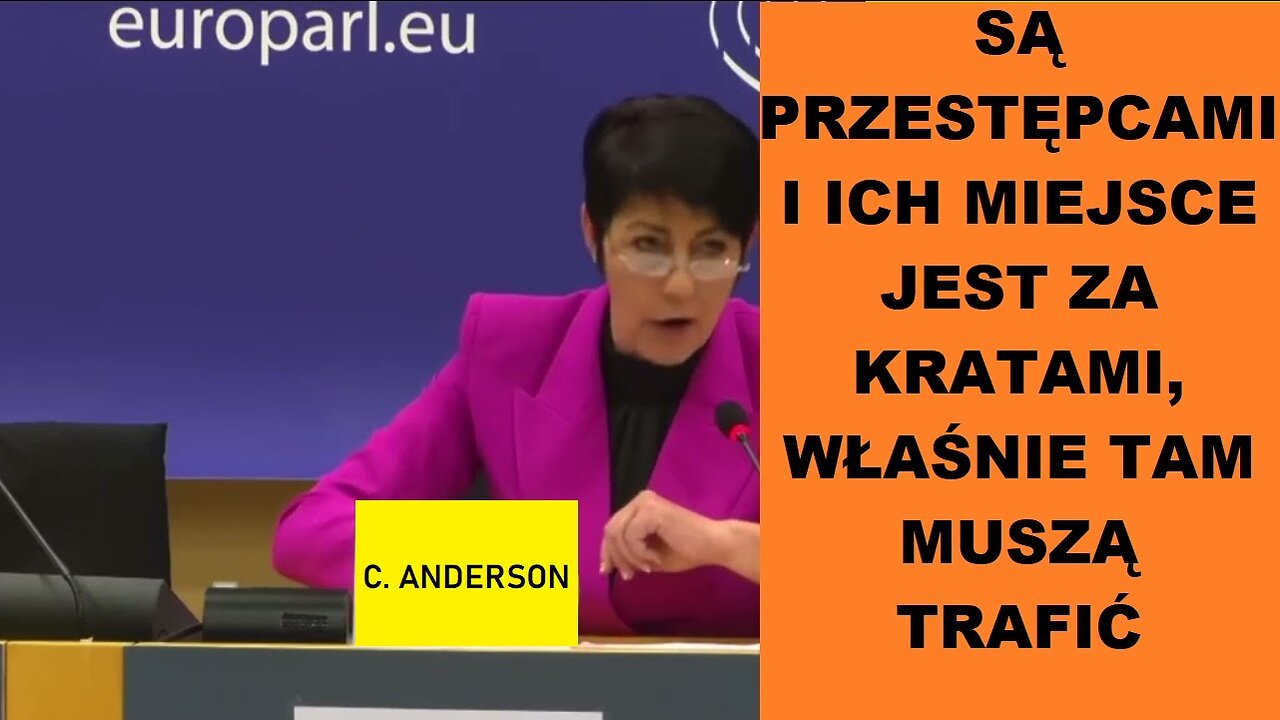 "ICH MIEJSCE JEST ZA KRATAMI" CHRISTINE ANDERSON (całe wystąpienie)