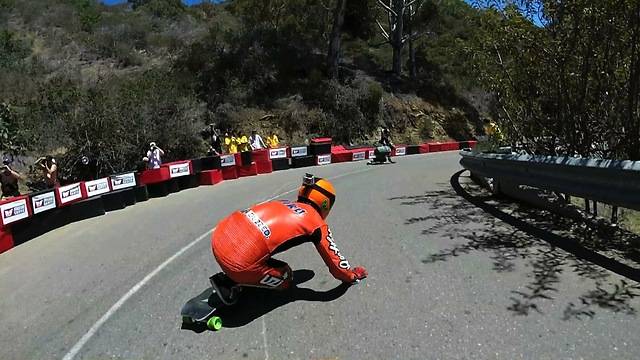 Longboarders Race Downhill At Speeds Of Up To 50mph