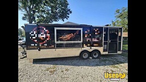 2014 - 24' Barbecue Kitchen Trailer with Screened Porch & Pro-Fire Suppression