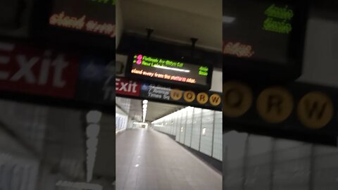 Times Square subway station. 2021
