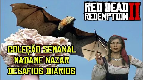 RED DEAD ONLINE COLEÇÃO SEMANAL, DESAFIOS DIÁRIOS E MADAME NAZAR