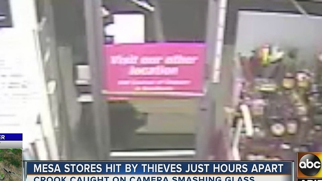 Mesa thief breaks into clothing store