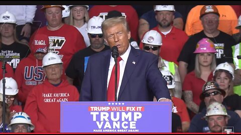 President Trump in Pittsburgh, PA