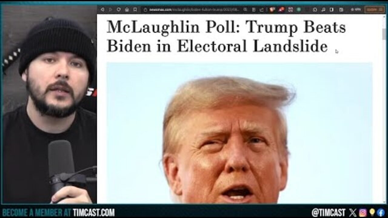 NEW POLL PREDICTS TRUMP 2024 LANDSLIDE, DEMOCRATS PLAN CHEATING BY REMOVING TRUMP FROM BALLOT