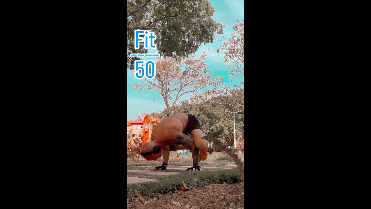 Handstand practice session