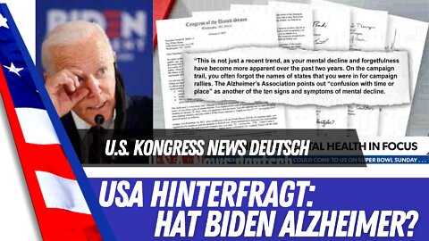 Kongressabgeordnete hinterfragen: Hat Biden Alzheimer?