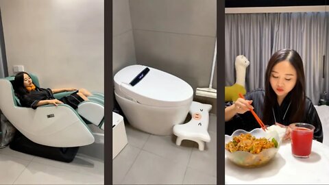 Sophisticated and Futuristic Japanese Routine #satisfying