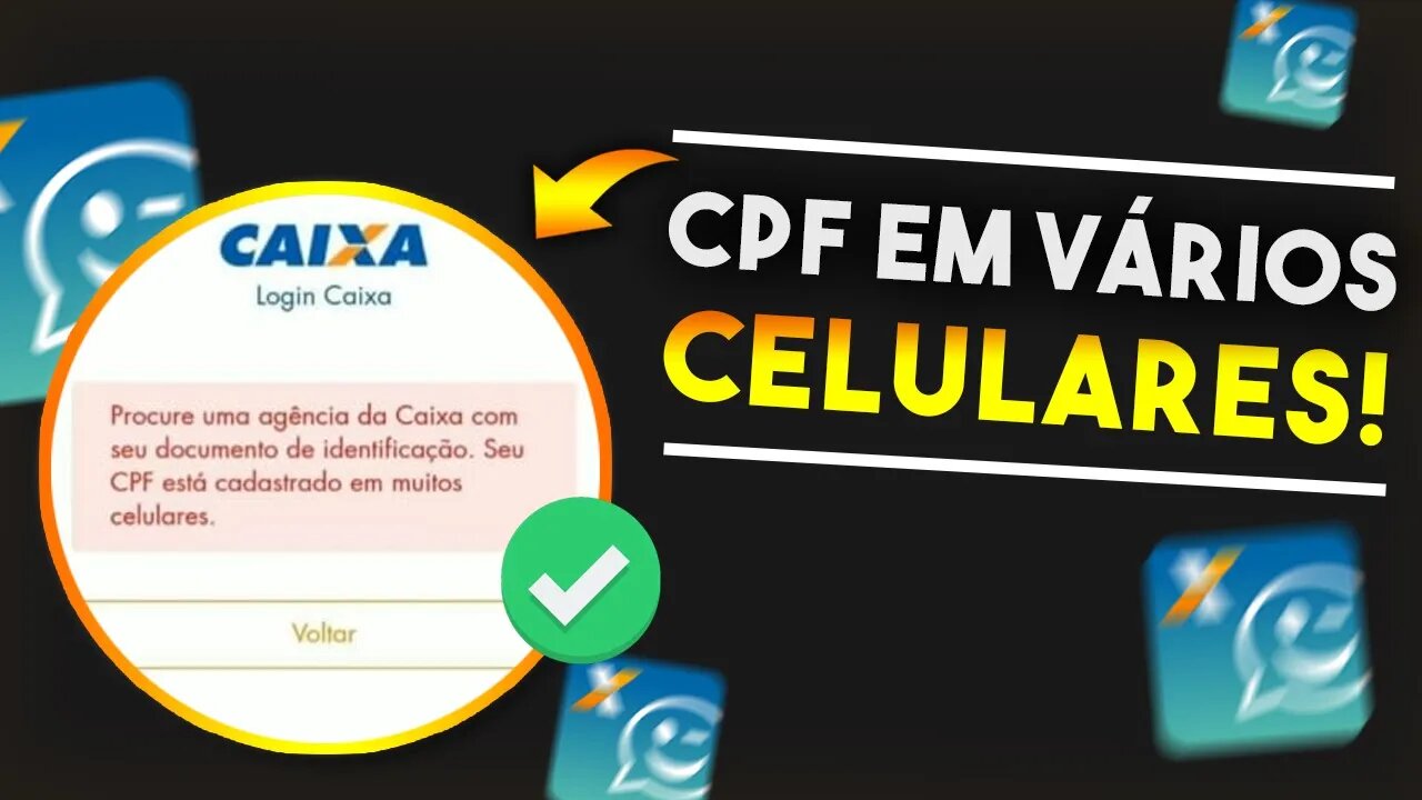 CAIXA TEM: Como resolver CPF cadastrado em vários celulares