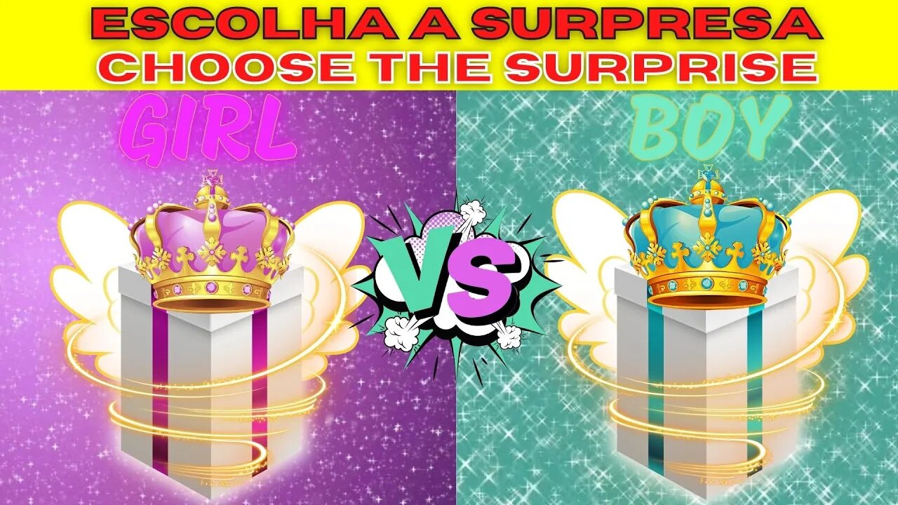 ESCOLHA O SEU PRESENTE 🎁🎁 CHOOSE YOUR GIFT 🎁🎁 ELIGE TU REGALO🎁🎁 🎀 GIRL VS BOY ⚽