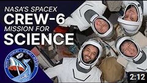 The Science of NASA's SpaceX Crew-6 Mission