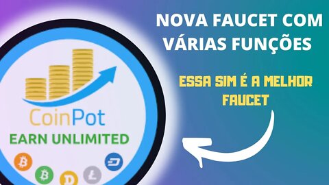 NOVA FAUCET COM VÁRIAS POSSIBILIDADES DE GANHOS | MELHOR FAUCET DO MOMENTO