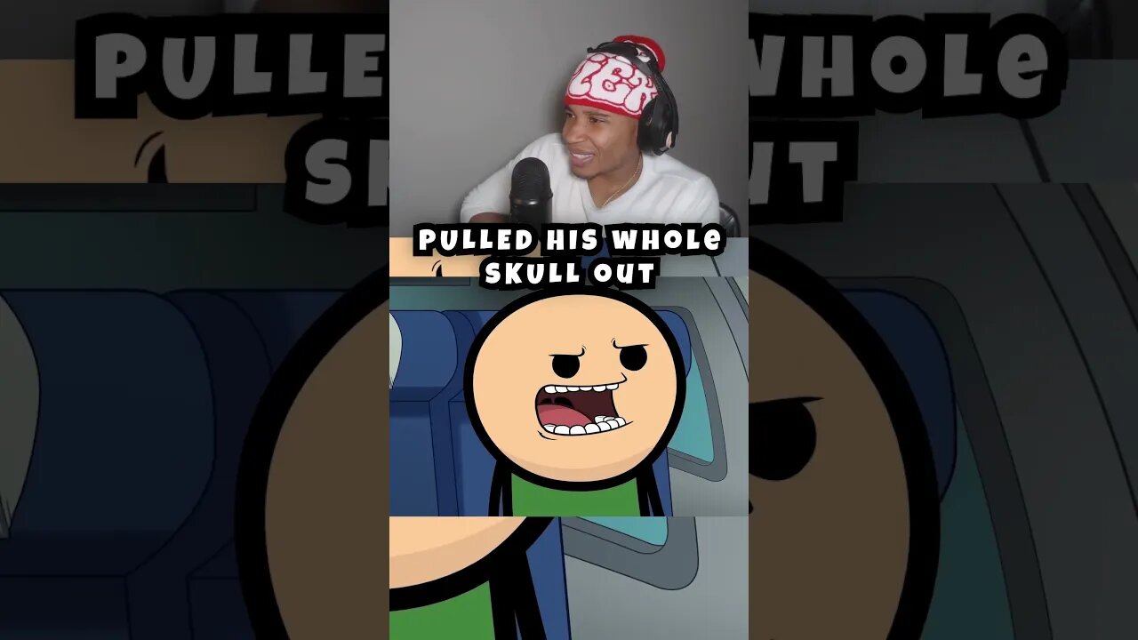 pulled his whole skull #shorts #animation #meme #reaction #funny #youtubeshorts