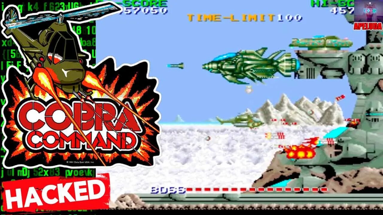 COBRA COMMAND (ARCADE) [HACKED GAMEPLAY PLAYTHROUGH LONGPLAY]