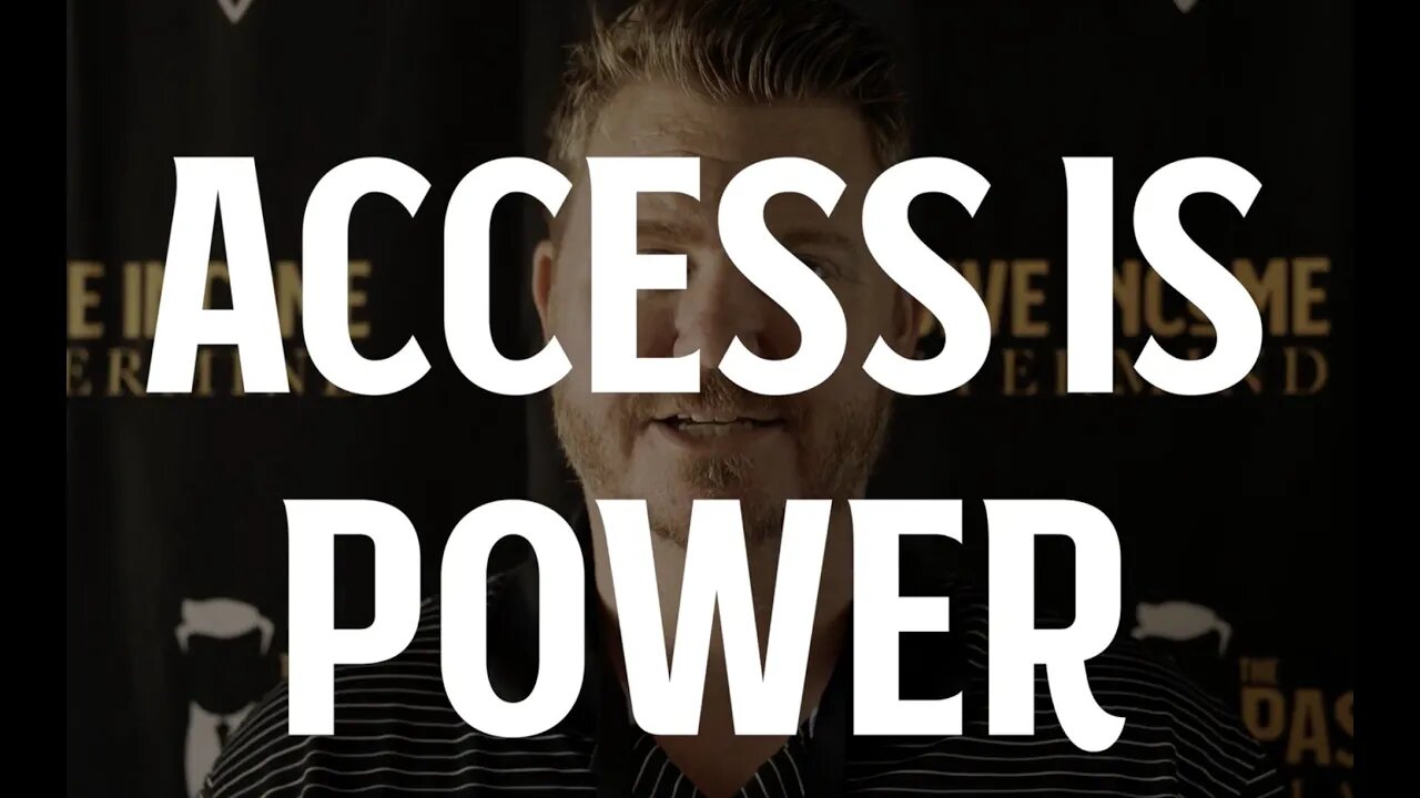 Join Us For The Next Passive Income Retreat- Access Is Power