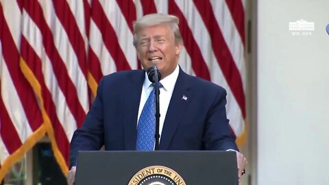 President Trump's remarks on LAW & ORDER in America