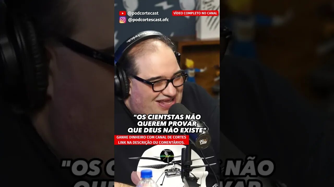 OS CIÊNTISTAS QUEREM PROVAR QUE DEUS NÃO EXISTE? #shors #sergiosacani #deus #ciencia